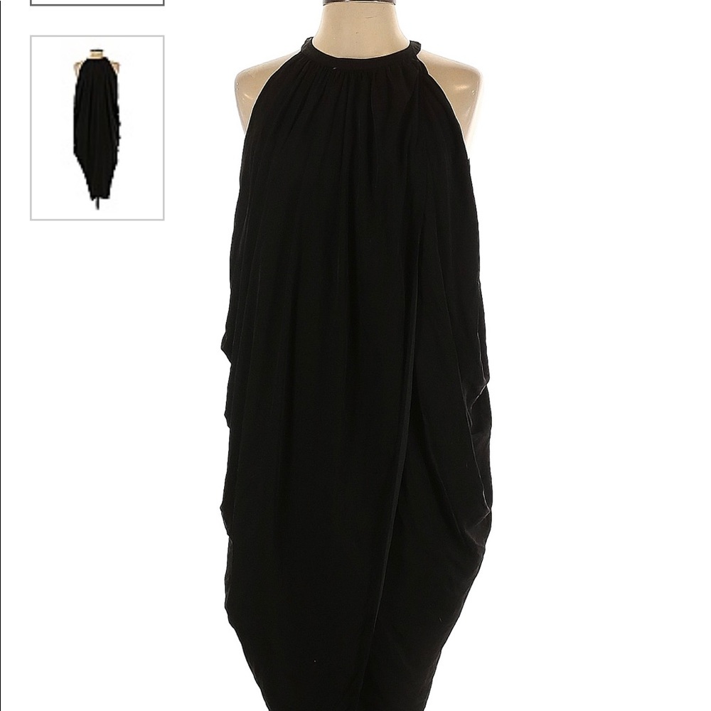 ☀️Armani Exchange black drape dress 💕✨